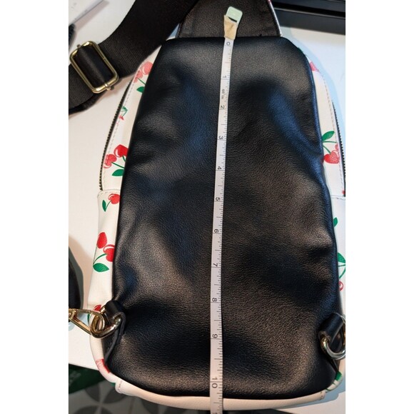 Juicy Couture Cherry White Multi Juicy Fruit Sling Back Pack Cross Body Bag - Picture 6 of 7